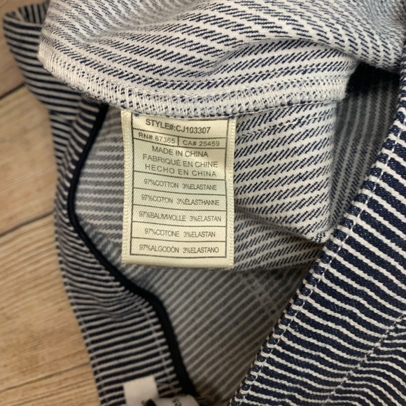 cupcakes and cashmere Wren Striped Skinny Pants Size 8 - Picture 7 of 8